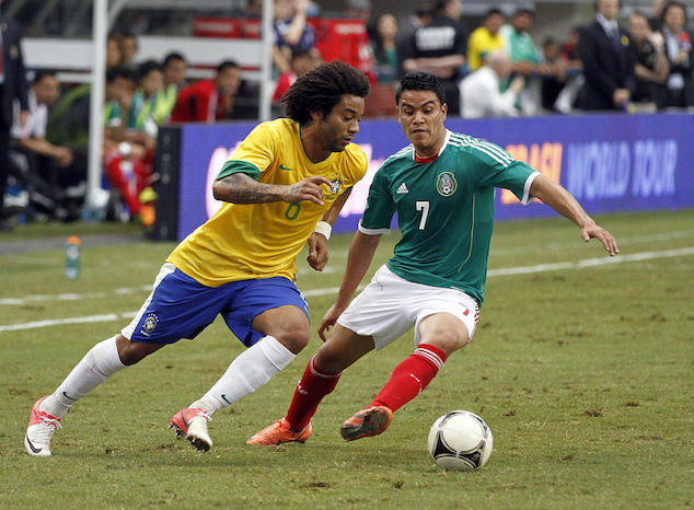 Mexico vs Brazil at Cowboys Stadium in 2012
